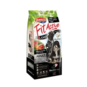Panzi FitActive Hypoallergenic Black Dogs Lamb, Fish, Apple & Rice 1,5 kg Prémium